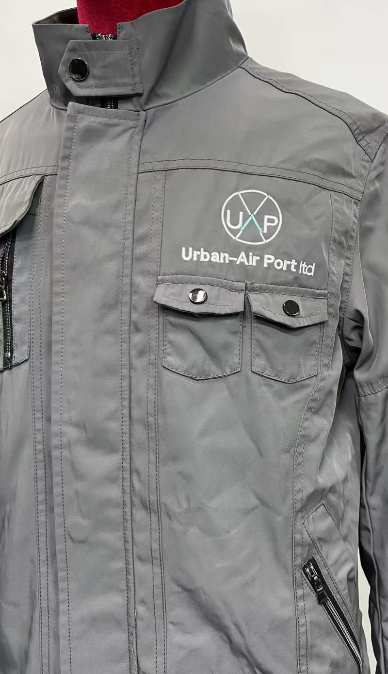 Air One flight jacket front detail