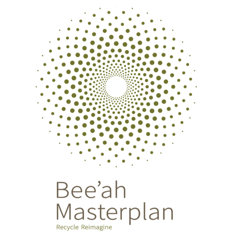 Colour version of the finalised Bee'ah logo