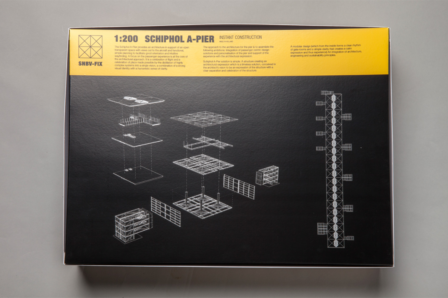 Packaging design for Foster + Partners Schiphol Airport competition